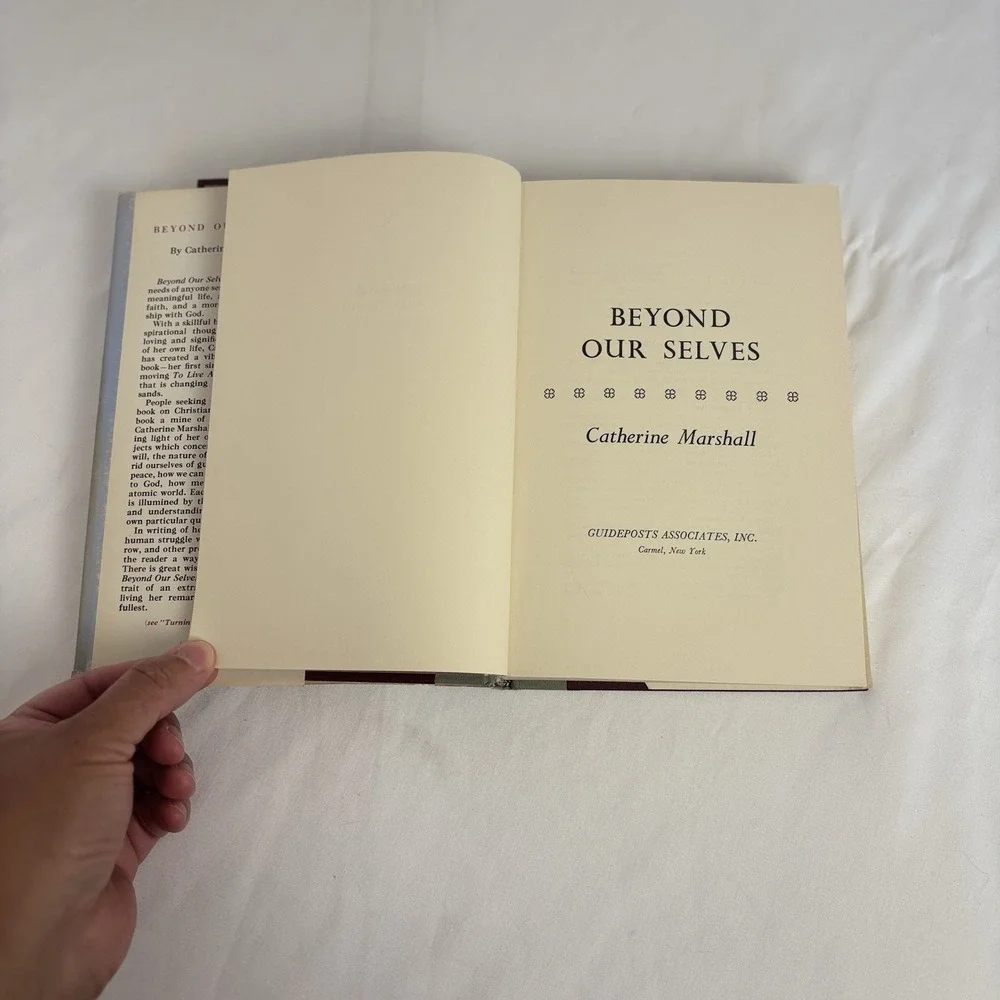 Vintage‎ Beyond Our Selves: Pilgrimage In Faith by Catherine Marshall 1961 HC